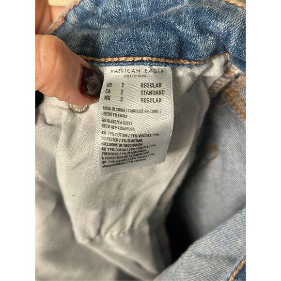 American Eagle Hi-Rise Jegging sz 2 NEXT LEVEL STRETCH - Picture 9 of 10